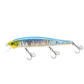 DUEL HARDCORE MINNOW Flat 110F 4.3 inches (110 mm) Weight: 0.5 oz (15 g) R1361-HBSN-Blue Shiner Bass Fishing