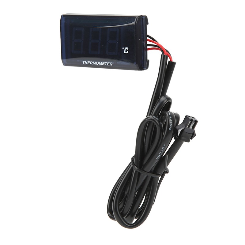 Universal Motorcycle DC12V LCD Screen Slim Water Temperature Gauge With