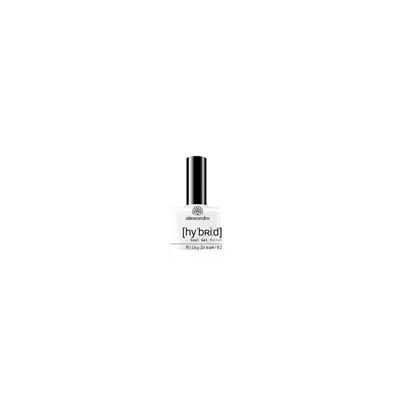 alessandro Milky Dream Hybrid Varnish - Slightly Transparent White Tone