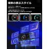 GIGC Car Head-up Display, Speedometer, Tachometer, Water Temperature Gauge, GPS+OBD2