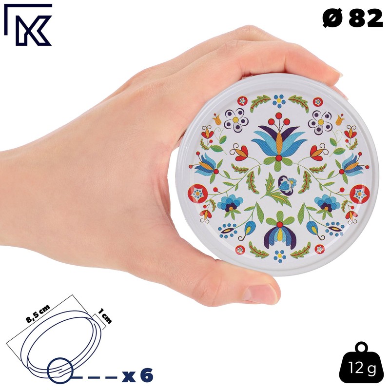 KADAX Preserving Jars 720 ml with Screw Lid fi82 mm