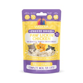 Weruva Cat Freeze Dried, Paw Lickin' Chicken with Chicken Breast, 1oz Bag