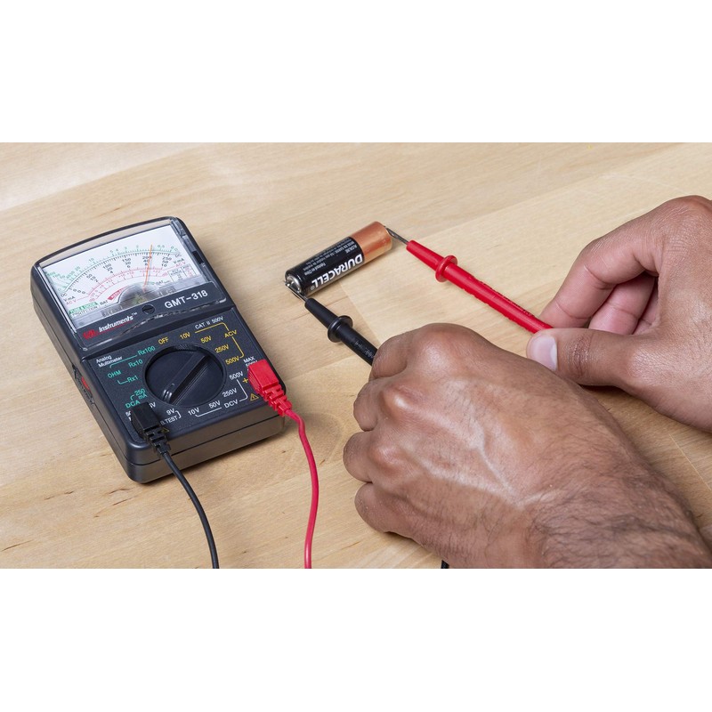 Gardner Bender GMT-318 Analog Multimeter, 6 Function, 14 Range, AC
