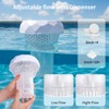 Upgrade 3-in-1 Solar Pool Light Floater, Chlorine Dispenser with Digital