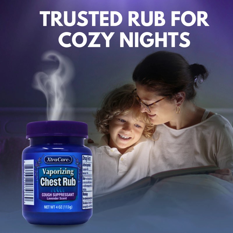 XtraCare Vaporizing Chest Rub, Lavender Scented Formula, 4 fl oz