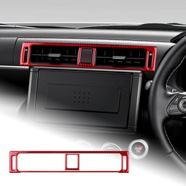 AIRSPEED Toyota GR86 ZN8 Subaru BRZ ZD8 2021-2024 Accessory Parts Real Carbon Fiber Car Central Control Vent Panel Decoration Sticker Air Conditioner Vent Vent Subaru BRZ Toyota GR86 Interior Parts
