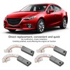 Acouto Replaceable Carbon Motor Brushes 4PCS Alternators Brush Set A647X50870