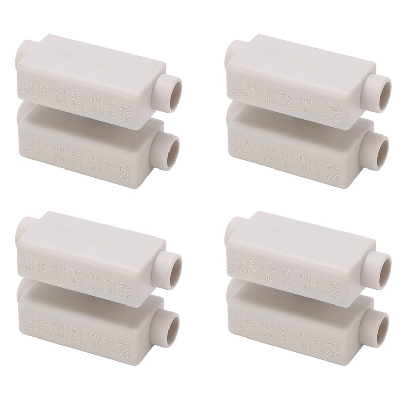 4pcs ZK 1116 Wire Connector 1000V 100A Brass Conductor 2