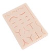 Suture Practice Pad Reusable Silicone Sature Training Skin Pad with