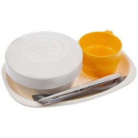 CAPTAIN STAG M-7839 Outdoor Supplies, For One Person, Dinnerware Set, Leisure Mate Set with Bag