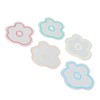 5pcs Nail Art Palette High Transparency Double Sided Thick Flower
