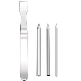 Namvo 3 Sizes Paracord Sewing Needles with Smoothing Tool Set, Stainless Steel Lacing, Sewing Weaving Needle for DIY Craft Bracelets, Weaving Laces, Laces, Clothing, Decoration