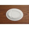 Tableware East Single Dumpling Plate with Dividers 8"