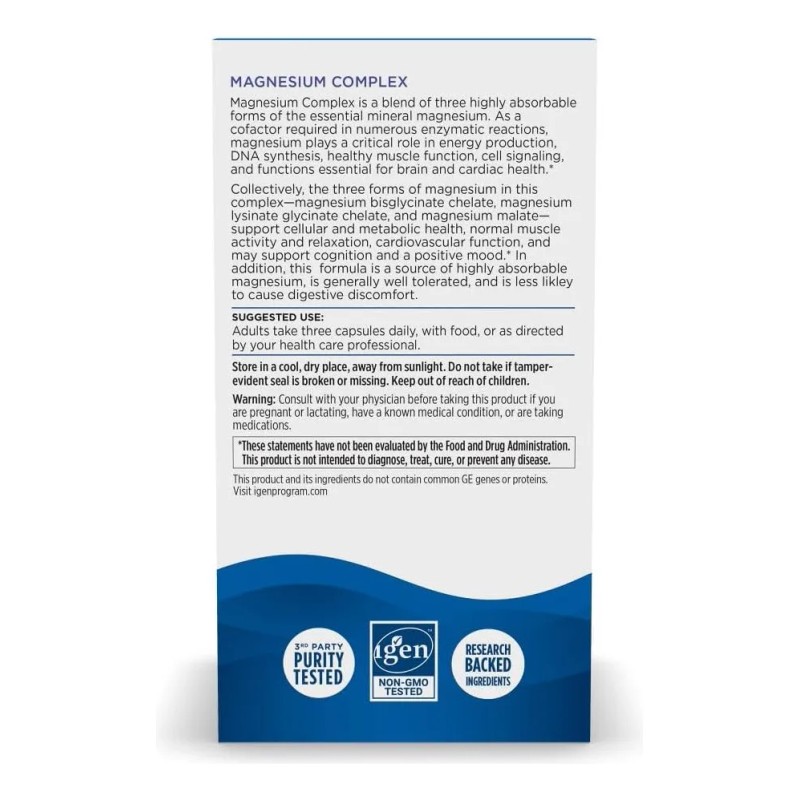 Nordic Naturals Suplemento Complejo De Magnesio, 90 Cápsulas
