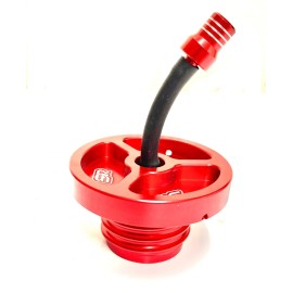 Staggs Racing Billet Aluminum BlackFuel Tank Gas Cap For Honda CRF110 110F CRF125 2019-2023 24