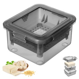 Tofu Presser Tofu Press Mould Better Tofu DIY Press Mould Plastic Soybeans Press Drainer Tofu Cheese Making Tofu Press Mould Food Processor Cheese Soy Homemade Soybean Press Kitchen Home