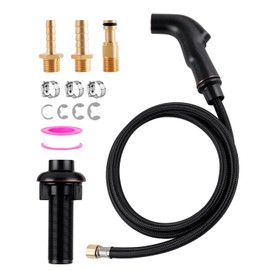 Hygie Rinse Universal Kitchen Sink Faucet Sprayer Head Attachment Compatible with Moen Faucet Sprayer Replacement, Kitchen Sink Side Sprayer with Braided Hose/Holder, Oil Rubbed Bronze
