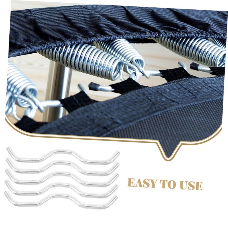 WOONEKY Trampoline Replacement Mat Connectors 10pcs Steel Wire Connectors for