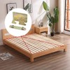 Heavy Duty Non-Mortise Bed Rail Brackets, Universal Wooden Bed Rail