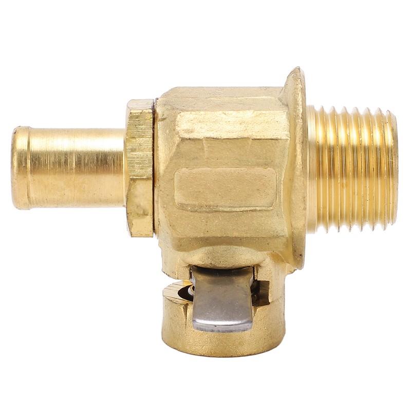 F110N Engine Oil Drain Valve with LC‑10 Lever Clip 3/8‑18