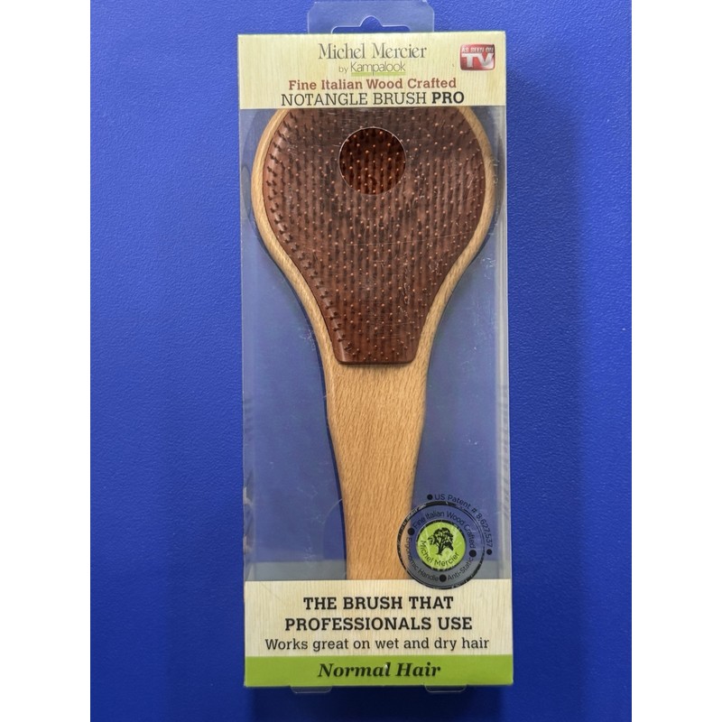 Michel Mercier Ultimate Detangling Wooden Brush, Normal Hair