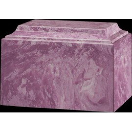 Purple Cultured Marble Cremation Urn