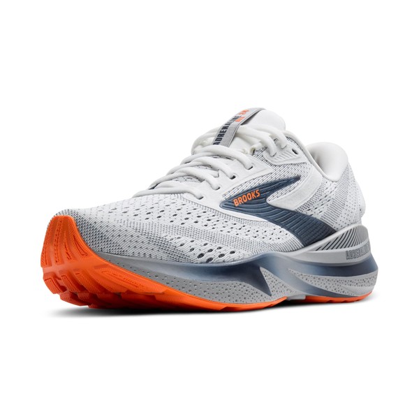 Brooks Men’s Adrenaline GTS 24 Supportive Running Shoe - White/Peacoat/Alloy