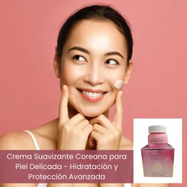 Crema Suavizante Coreana Para Piel Delicada - Hidratación +