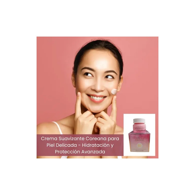 Crema Suavizante Coreana Para Piel Delicada - Hidratación +
