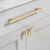 Asidrama 2244 10 Pack 6.3 Inch(160mm) Brushed Gold Kitchen Cabinet