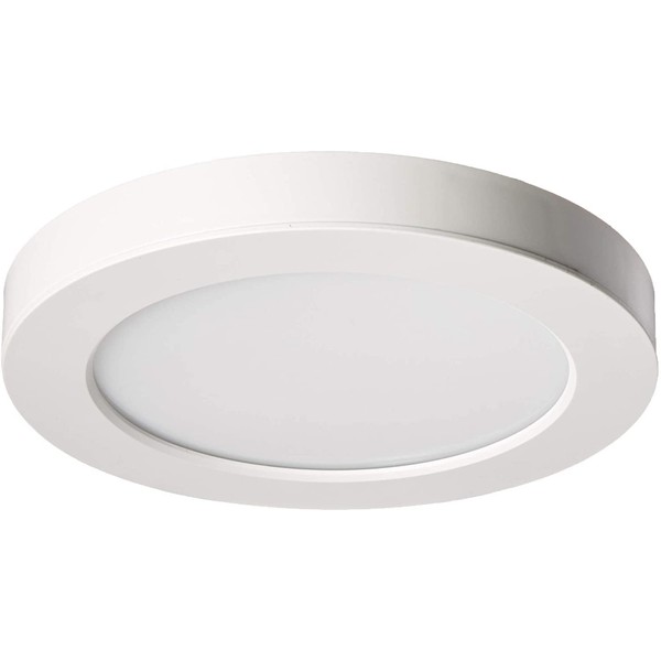 Satco S9881 Transitional LED Flush Mount in White Finish, 8.00 inches