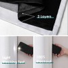 ChrisDowa Cortinas 100 opacas para recámara con forro negro, 2