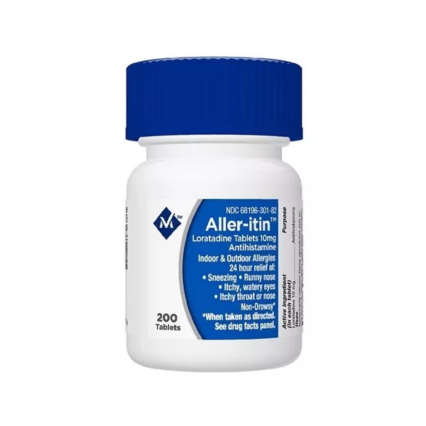 Member's Mark Alleritin Antihistaminico Loratadina 200 Tabletas Eg U25 Sabor Nd
