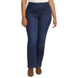JAG Jeans Women's Plus Size Phoebe High Rise Bootcut Jeans, Stardust, 16 Plus