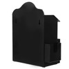 MyGift Metal Suggestion Box, Classic Matte Black Wall Mounted or