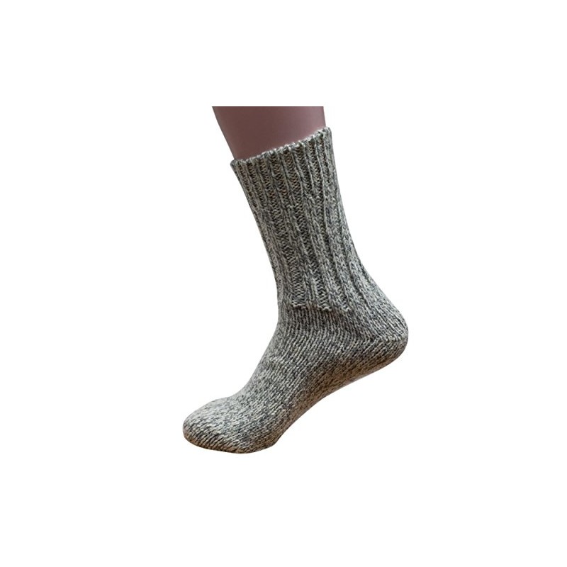 100% Pure Wool Chunky Knit Ankle Sock (4. UK 8-9