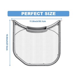 ADQ56656401 Dryer Lint Filter Replacement for LG & Kenmore Dryers – Compatible with AP4457244, PS3531962 – Fits DLEX3700W, DLEX3570W, DLE3400W & More – Durable Mesh Design with Notches for Secure Fit