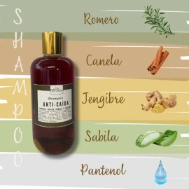 Shampoo Heralba Romero- Sábila-jengibre 4pak-500 Ml