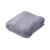 Soft Cotton Terry Cloth 1 Piece Fitted Sheet Grey Single