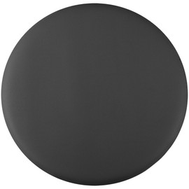 Bestlivings Chair Cushion Black Diameter 38 cm Imitation Leather with Non-Slip Seat Cover for Home, Office and Garden, Ideal for Comfort and Style