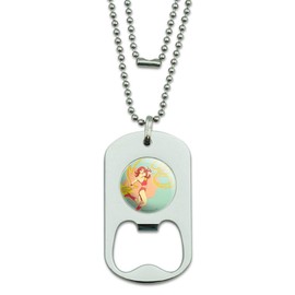 GRAPHICS & MORE Wonder Woman Golden Lasso Military Dog Tag Bottle Opener Pendant