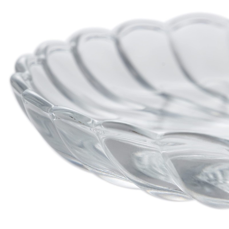 Mizusaki Glass MKG-214113 Plate, Medium Plate, Approx. 5.1 inches (13
