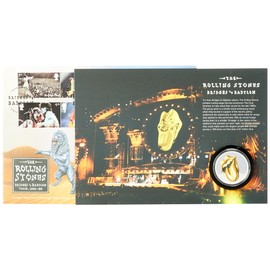 The Rolling Stones Licks Tour with Souvenir Stamps and Silver-Plated Medal from Royal Mail. The Stones Numbered Limited Edition Collectible
