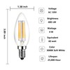 E14 LED Bulb Dimmable 40W Equivalent 3000K Soft White, E14