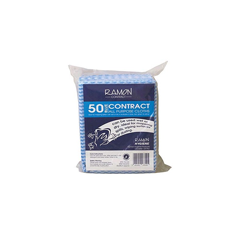 Ramon Hygiene, Pack of 50 All Purpose Cloths, sometimes called