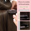 HOTBANANA Seamless Clip in Hair Extensions, 14 Inch 110g 7pcs