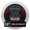 Community Coffee Dark & Bold Intense Blend 12 Count Coffee