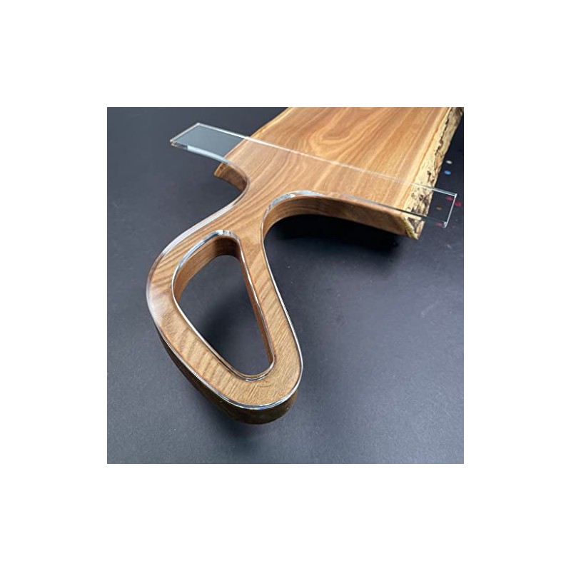 Oblong Charcuterie Board Handle Acrylic Router Template