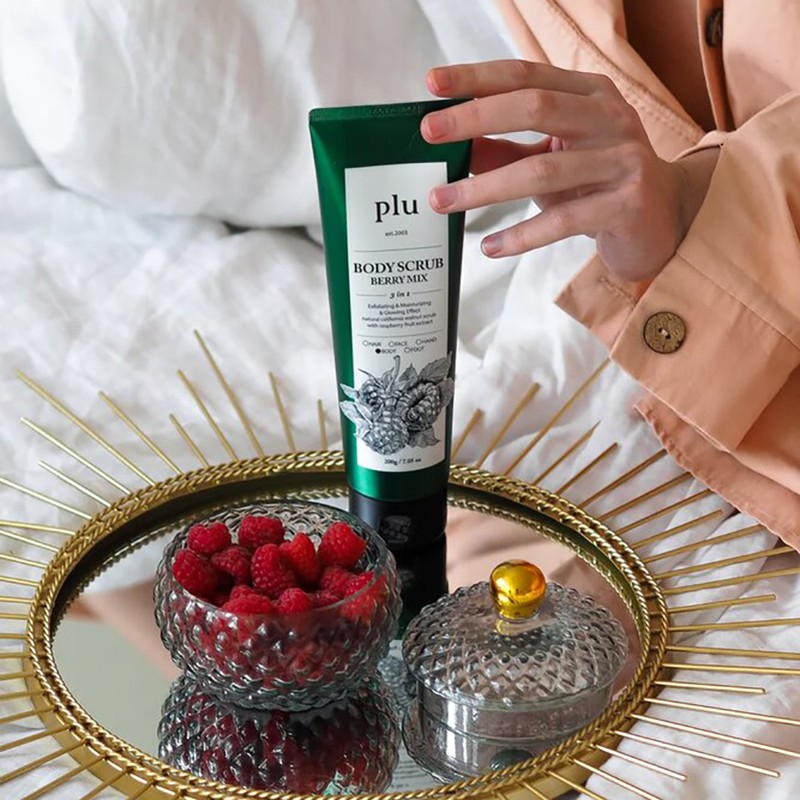 flu [Flu] Set of 4 original body scrubs 200g +