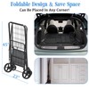 Heavy Duty Folding Shopping Cart for Groceries, Jumbo Grocery Carts